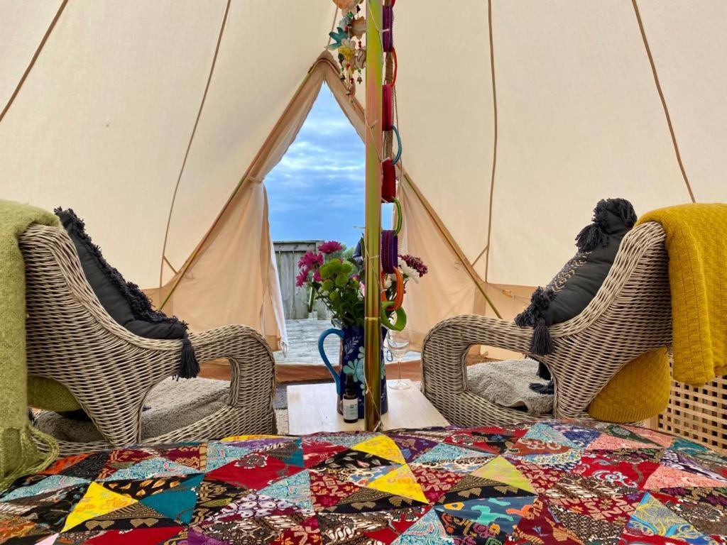 Coastal Stay Bell Tent Porthgain Zewnętrze zdjęcie