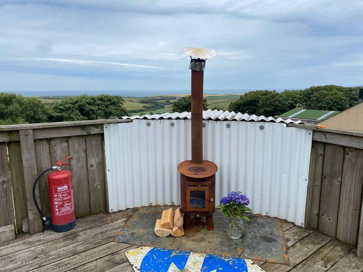 Coastal Stay Bell Tent Porthgain Zewnętrze zdjęcie